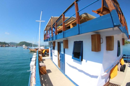 Our Komodo liveaboard "Mastro Aldo"
