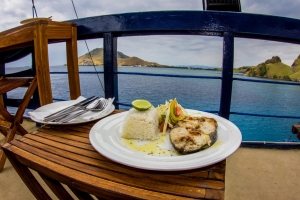 Delicous meals on our Komodo liveaboard